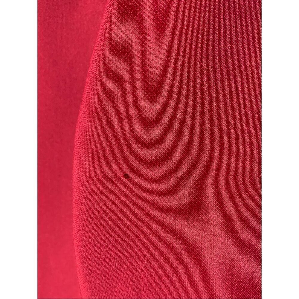 KATE SPADE Red Grommet Scallop Trim Shift Dress Size 10 Lined Summer $298 - Picture 6 of 8
